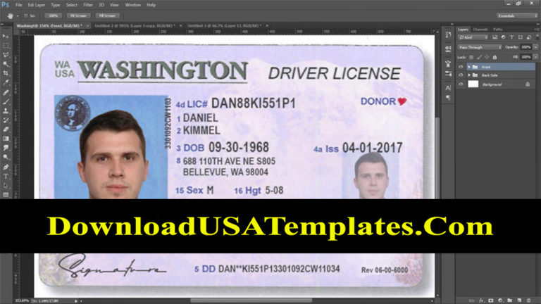 Washington-Driver-License-Template-PSD