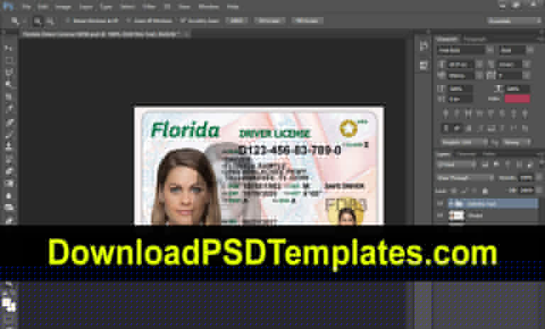 Florida-Photoshop-Driver-License-Template-NEW-High-Resolution